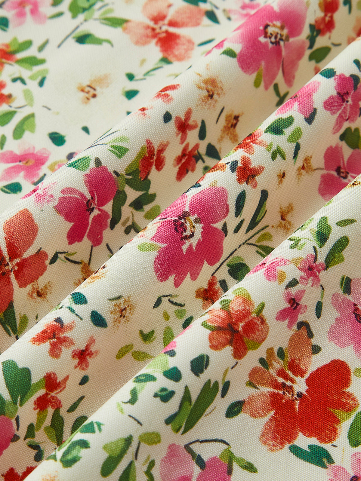 Abito Midi Cami con Stampa Floreale