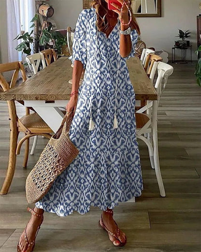 Luna | Vestito midi dallo stile boho disinvolto