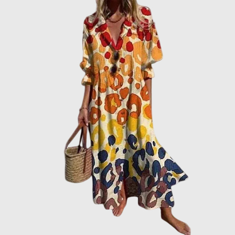 Zariah | Elegante abito lungo in stile bohemien