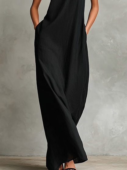 Chiara | Abito Maxi con Collo Alto