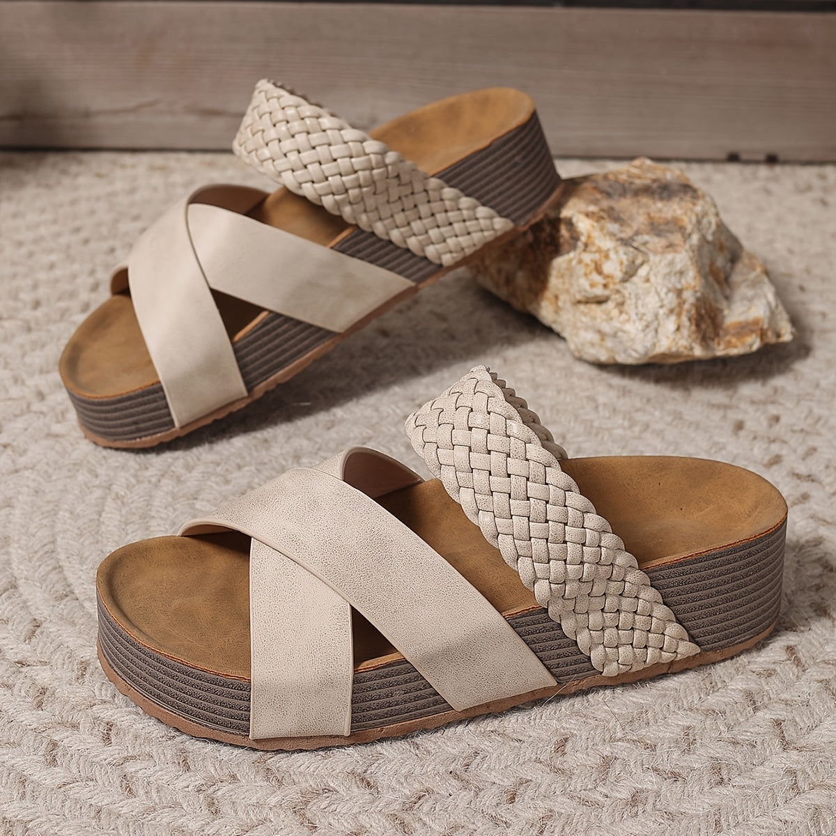 Sandali Eleganza Intrecciata Valérie