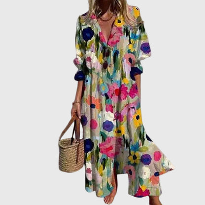 Zariah | Elegante abito lungo in stile bohemien