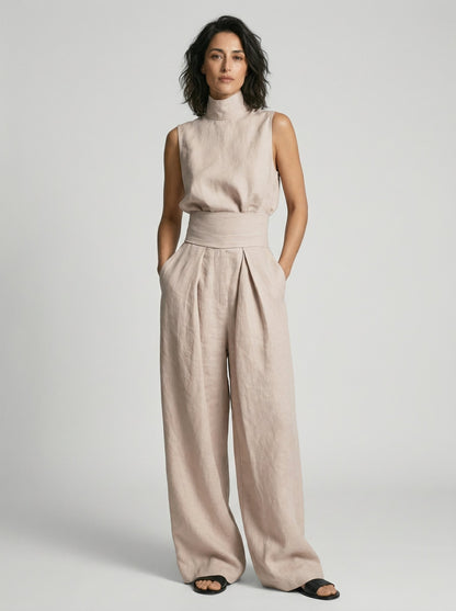 Nuria | Set Top Senza Maniche Minimalista • S1