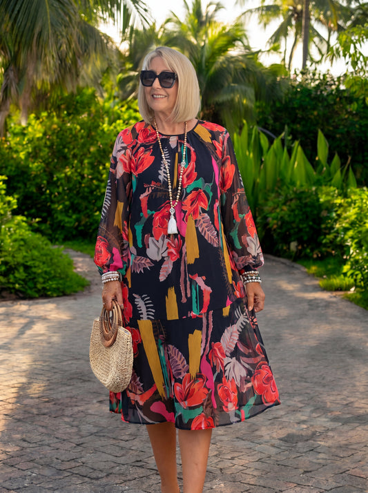 Florida – Elegante vestito a fiori
