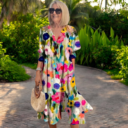 Zariah | Elegante abito lungo in stile bohemien