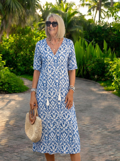 Luna | Vestito midi dallo stile boho disinvolto