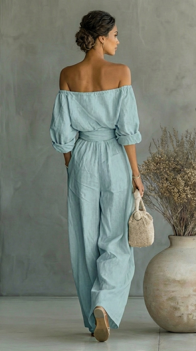 Liliána™ – Set esclusivo effetto lino per un'estate alla moda • S1