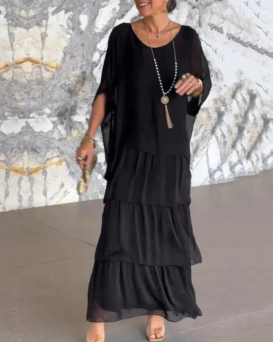 Lara – Elegante vestito lungo e vaporoso
