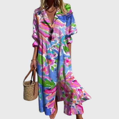Zariah | Elegante abito lungo in stile bohemien