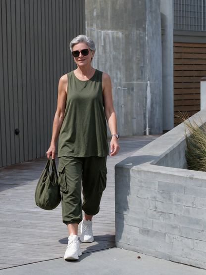 Valentina | Completo Casual Morbido con Tasche