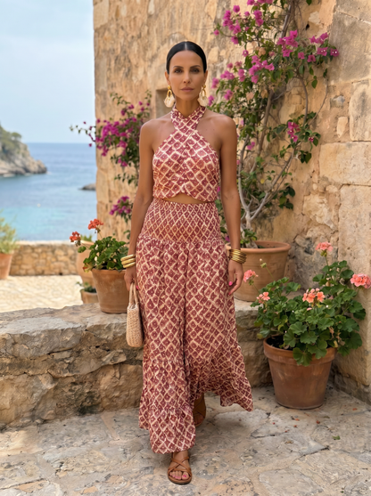 Elsa | Completo Elegante con Design a Spalle Scoperte